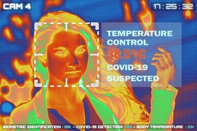 Flir Systems fabrica cámaras térmicas para medir la temperatura corporal.